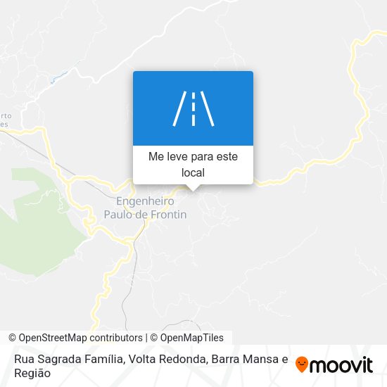 Rua Sagrada Família mapa