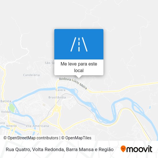 Rua Quatro mapa