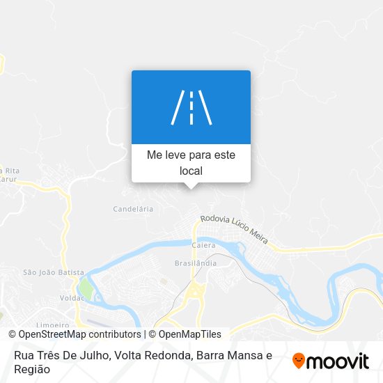 Rua Três De Julho mapa