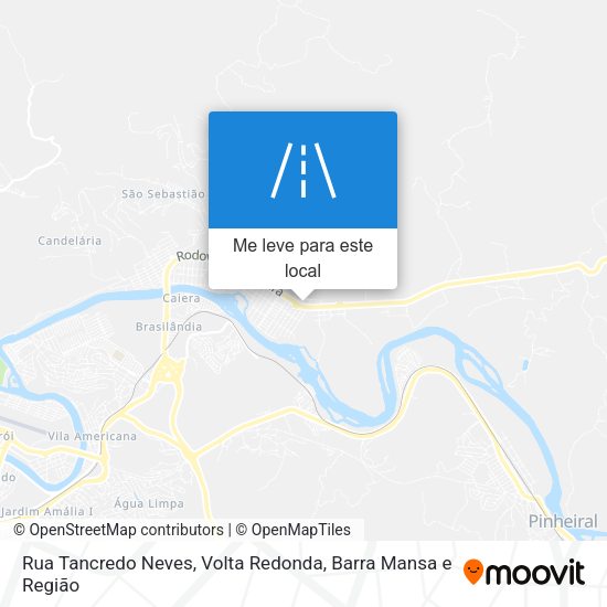 Rua Tancredo Neves mapa