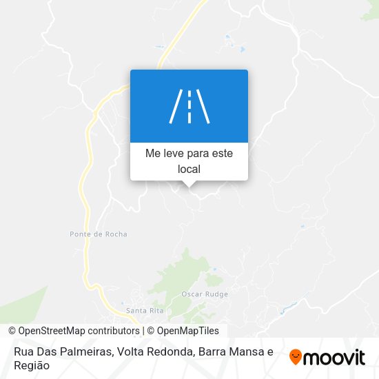 Rua Das Palmeiras mapa