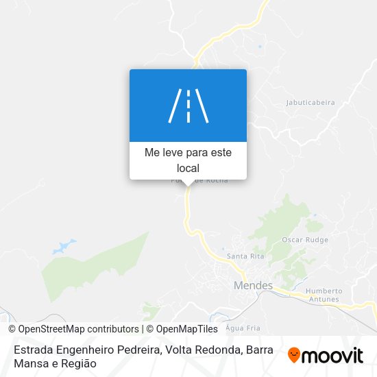 Estrada Engenheiro Pedreira mapa