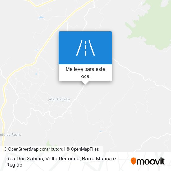 Rua Dos Sábias mapa