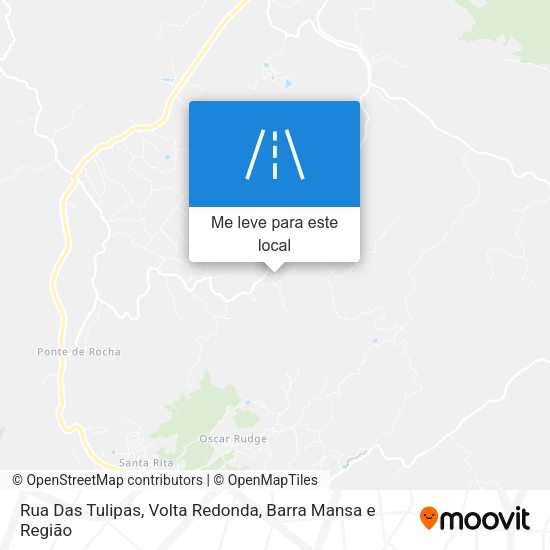 Rua Das Tulipas mapa
