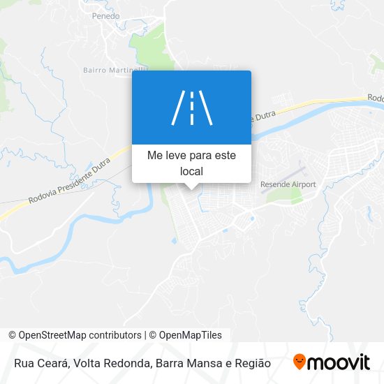 Rua Ceará mapa