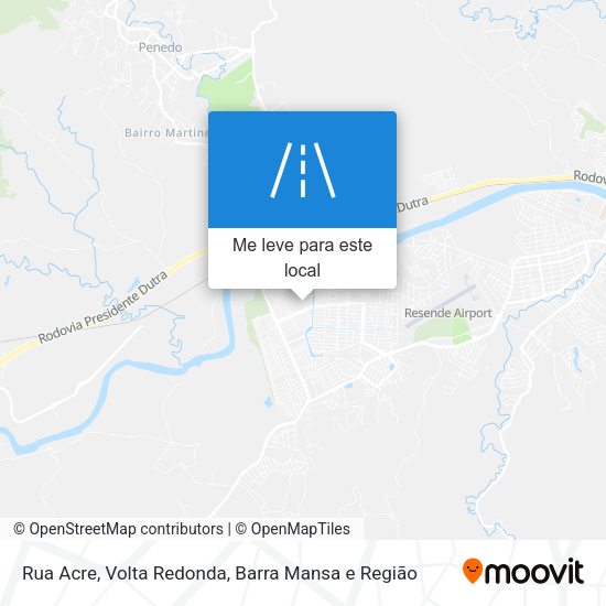 Rua Acre mapa