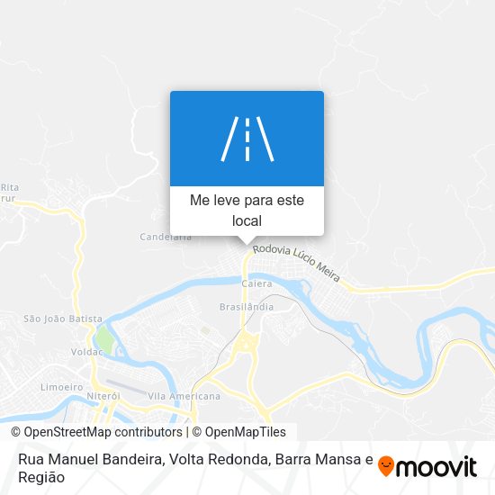 Rua Manuel Bandeira mapa