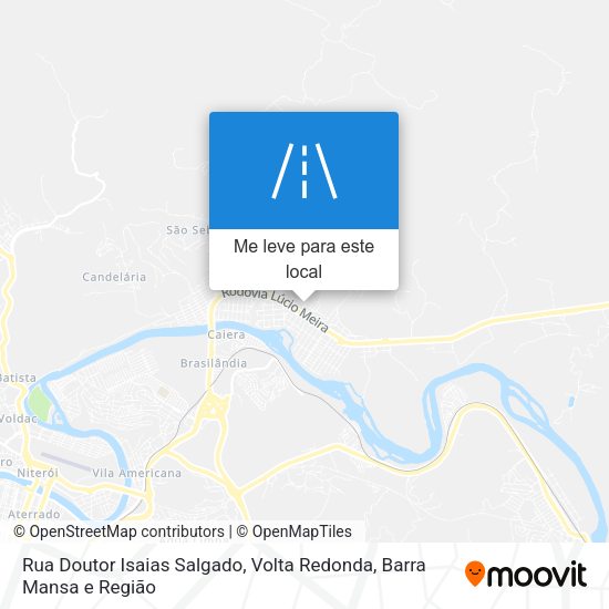 Rua Doutor Isaias Salgado mapa
