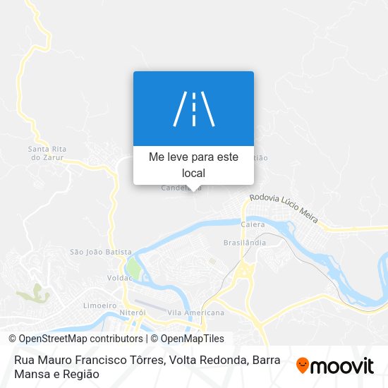 Rua Mauro Francisco Tôrres mapa