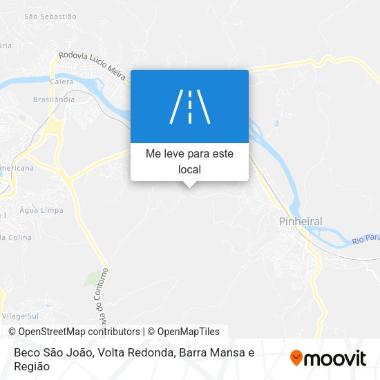 Beco São João mapa