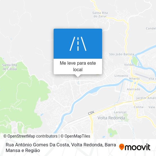 Rua Antônio Gomes Da Costa mapa