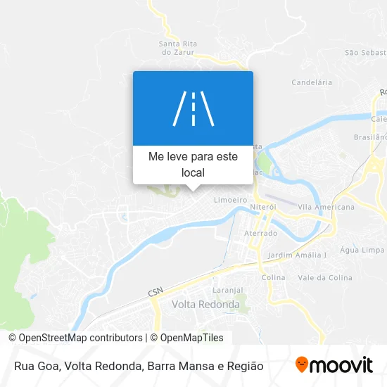 Rua Goa mapa