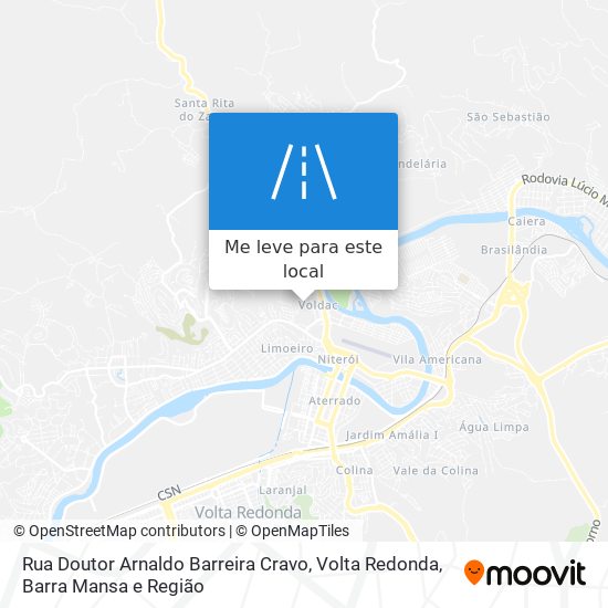 Rua Doutor Arnaldo Barreira Cravo mapa