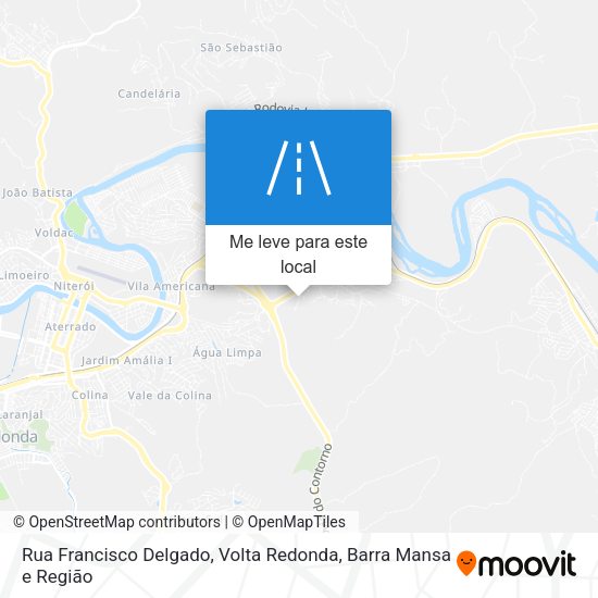 Rua Francisco Delgado mapa