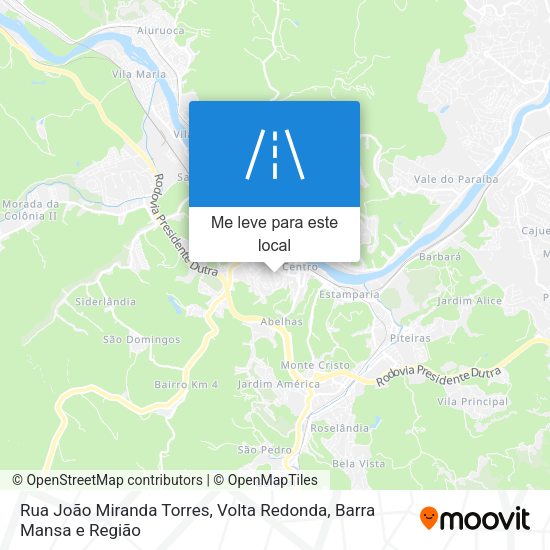 Rua João Miranda Torres mapa