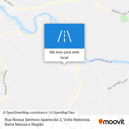 Rua Nossa Senhora Aparecida 2 mapa