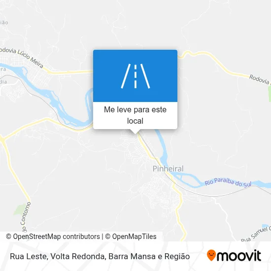 Rua Leste mapa