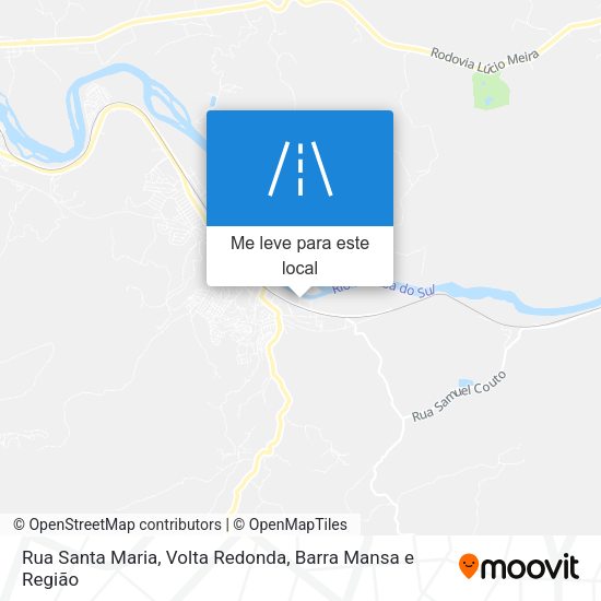 Rua Santa Maria mapa