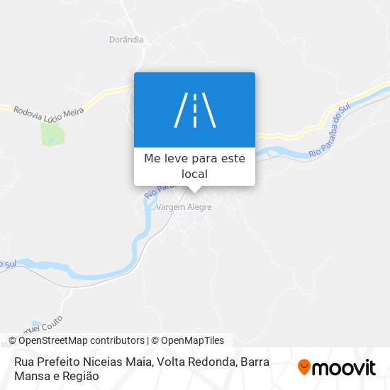 Rua Prefeito Niceias Maia mapa