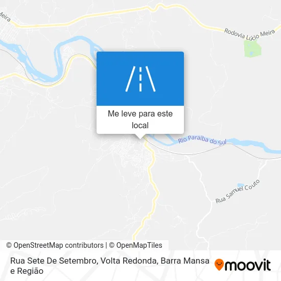 Rua Sete De Setembro mapa