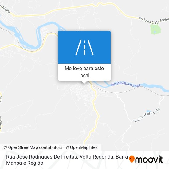 Rua José Rodrigues De Freitas mapa