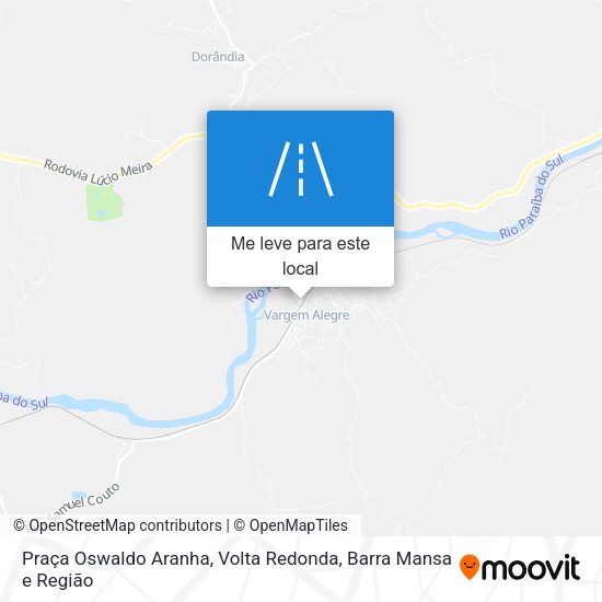 Praça Oswaldo Aranha mapa