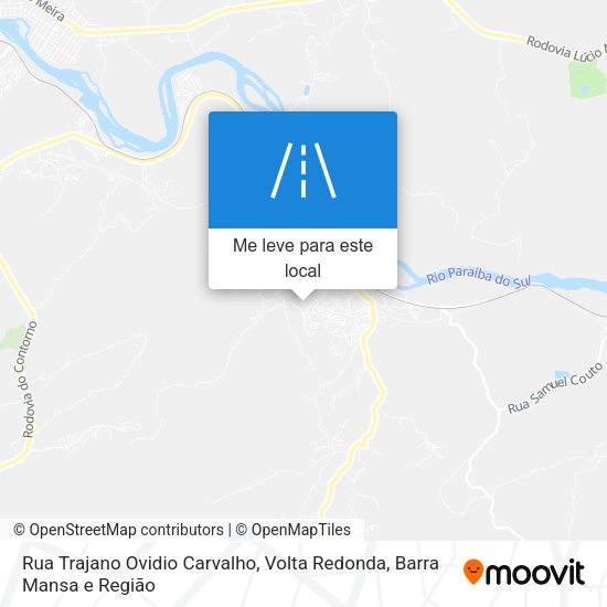 Rua Trajano Ovidio Carvalho mapa