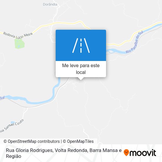 Rua Gloria Rodrigues mapa