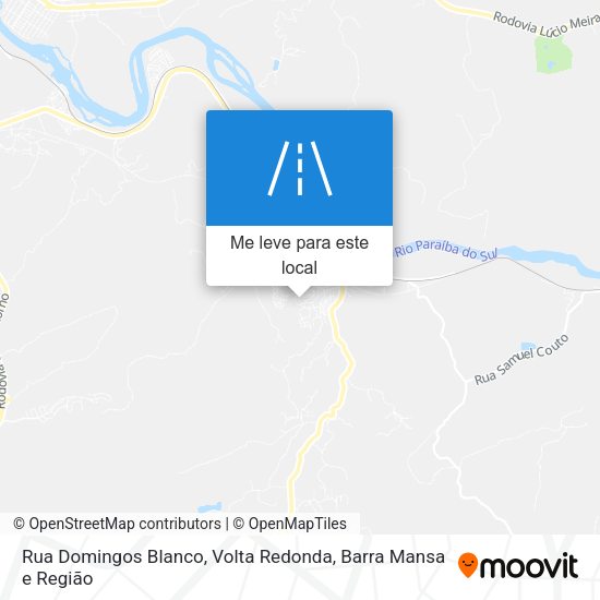Rua Domingos Blanco mapa