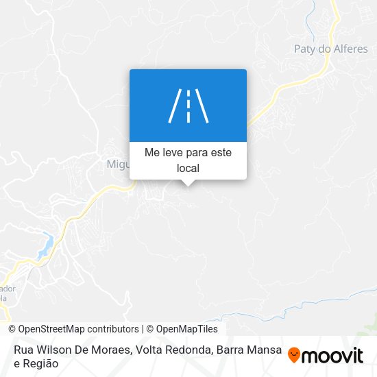 Rua Wilson De Moraes mapa
