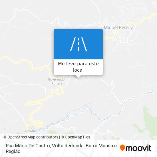 Rua Mário De Castro mapa