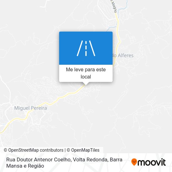 Rua Doutor Antenor Coelho mapa