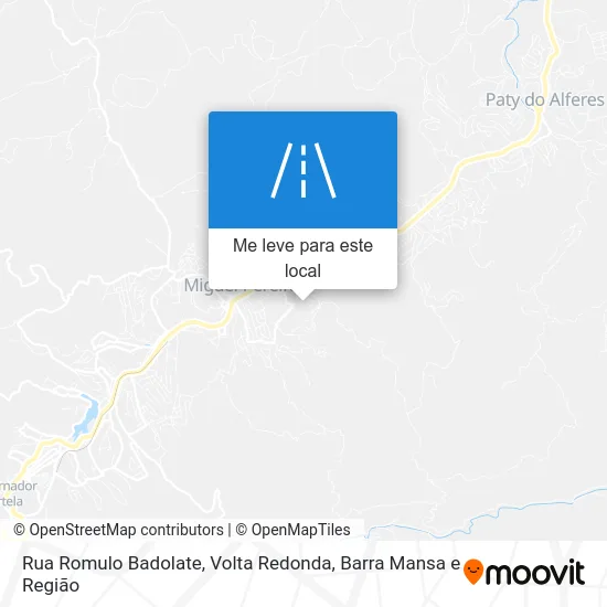 Rua Romulo Badolate mapa