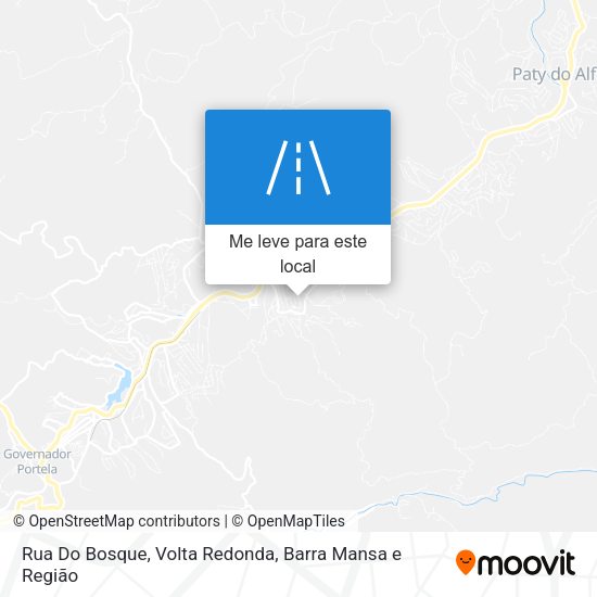 Rua Do Bosque mapa