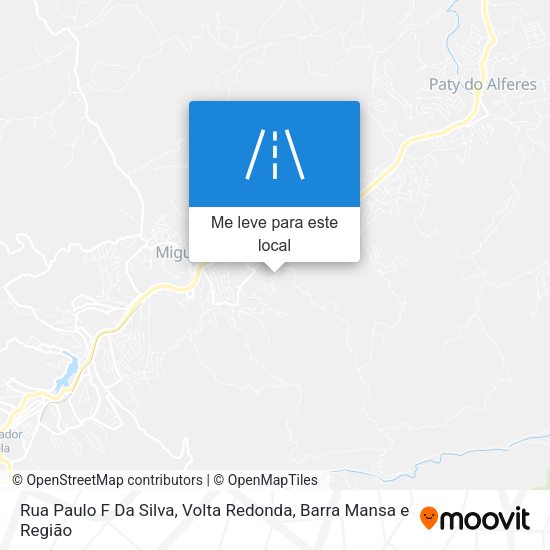 Rua Paulo F Da Silva mapa