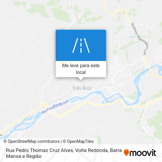 Rua Pedro Thomaz Cruz Alves mapa