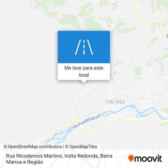 Rua Nicodemos Martins mapa