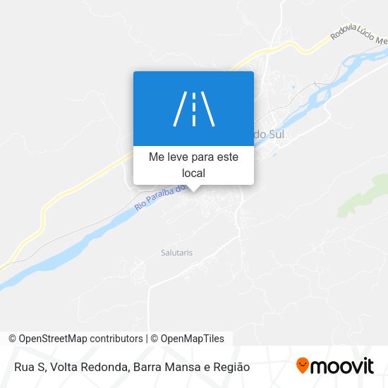 Rua S mapa