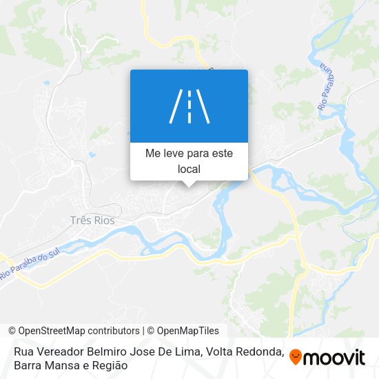 Rua Vereador Belmiro Jose De Lima mapa