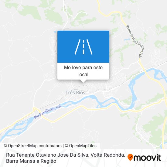 Rua Tenente Otaviano Jose Da Silva mapa
