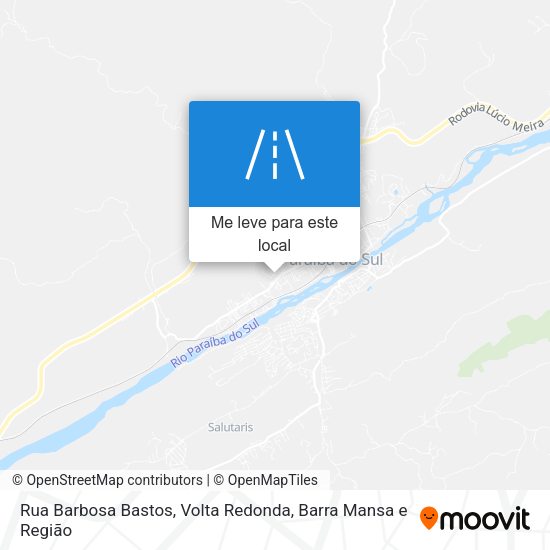 Rua Barbosa Bastos mapa