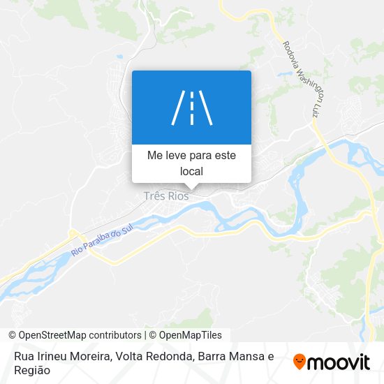 Rua Irineu Moreira mapa