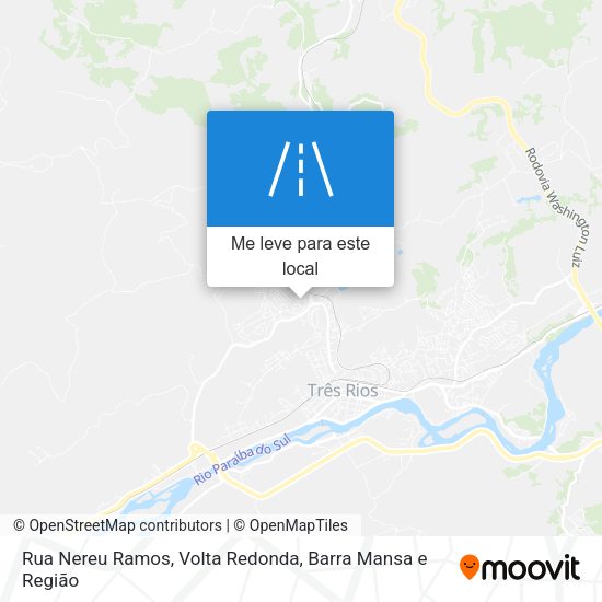 Rua Nereu Ramos mapa