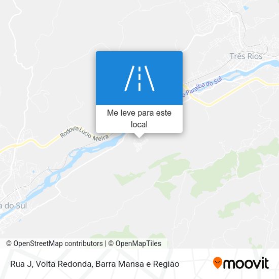 Rua J mapa