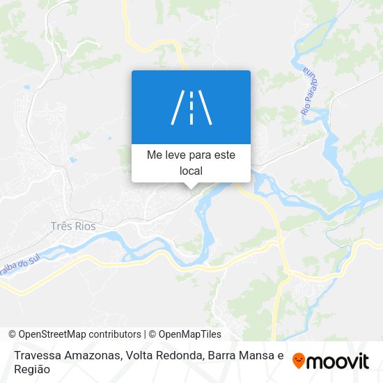 Travessa Amazonas mapa