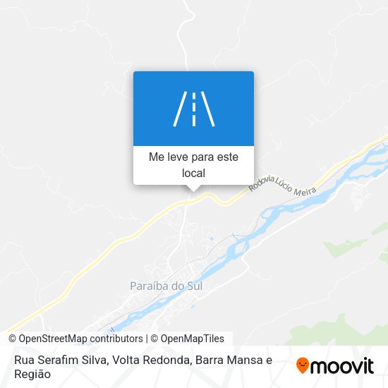 Rua Serafim Silva mapa