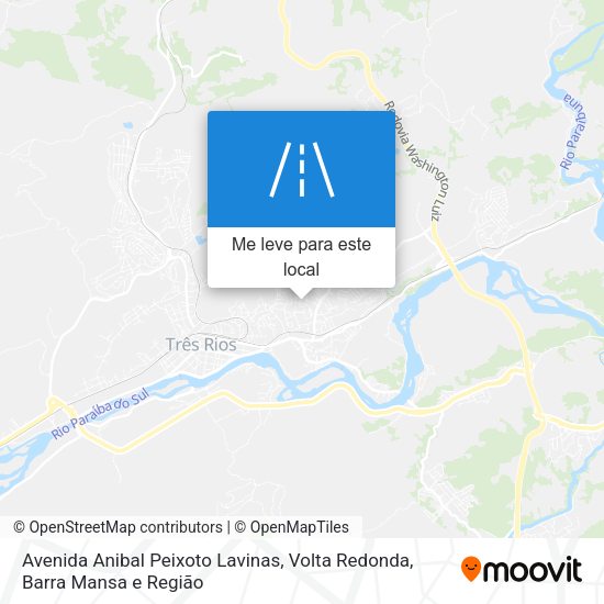 Avenida Anibal Peixoto Lavinas mapa