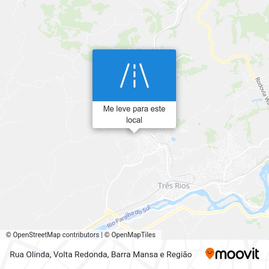 Rua Olinda mapa