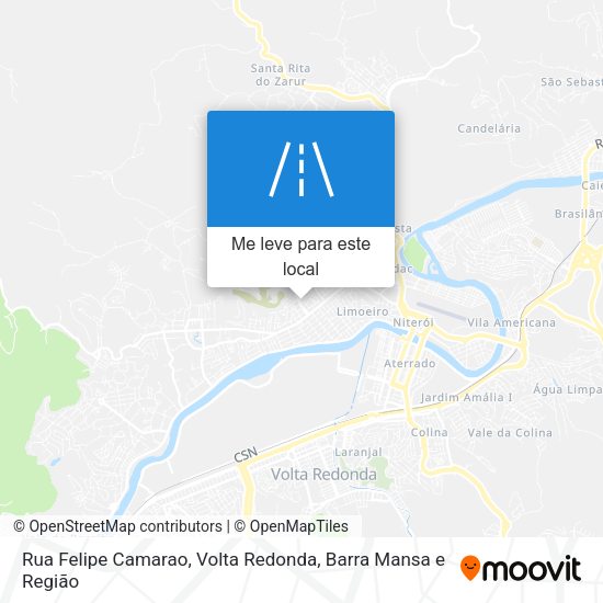 Rua Felipe Camarao mapa
