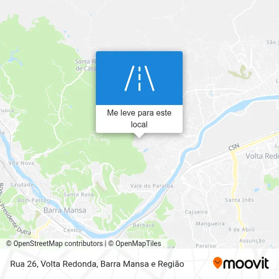 Rua 26 mapa